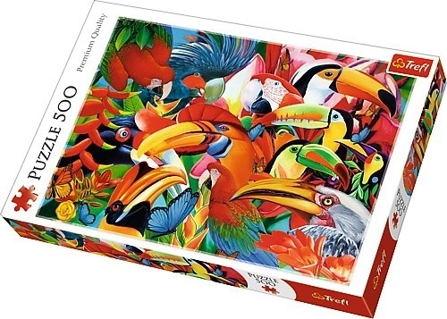 Puzzle Bunte Vögel 500 Teile