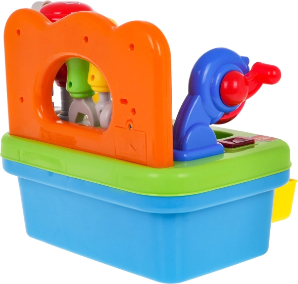 Formensortierer und Schublade für Bauteile