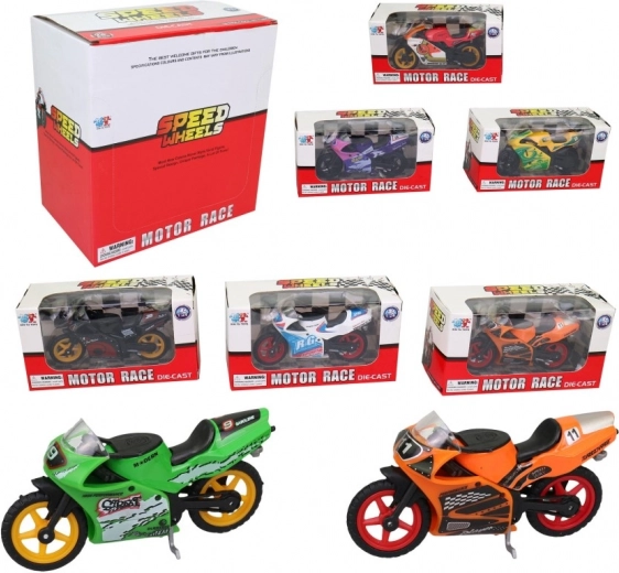 Kindermotorrad, 8 Farben, 8,5 cm