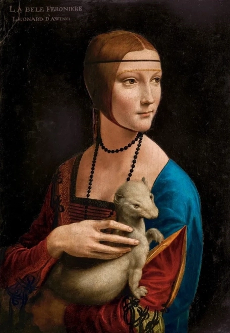 Puzzle 1000 Teile Dame mit dem Hermelin LEONARDO DA VINCI Kunstsammlung