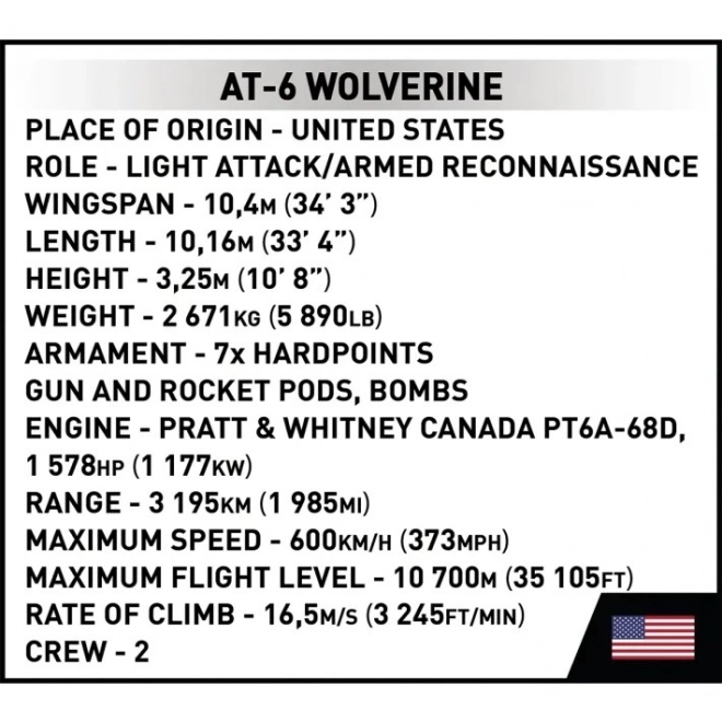 Bausatz Flugzeug AT-6 Wolverine