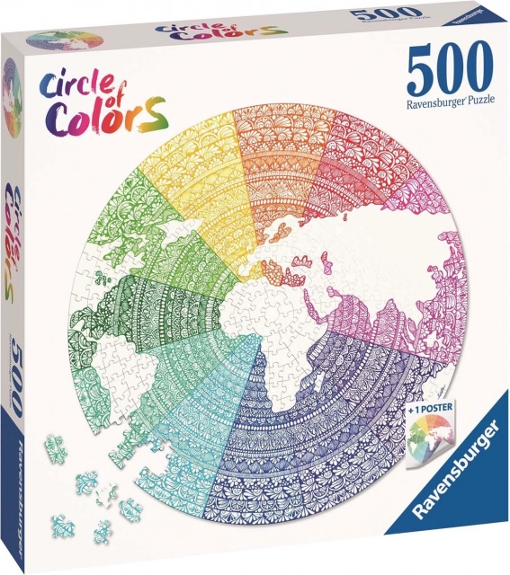 Ravensburger Puzzle Mandala Farbrad 500 Teile