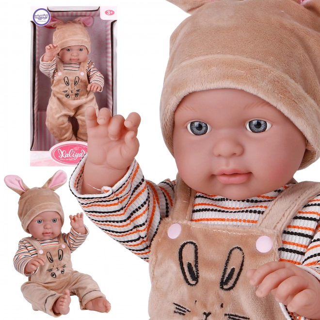 Woopie Babypuppe im Hasenkostüm 46 cm