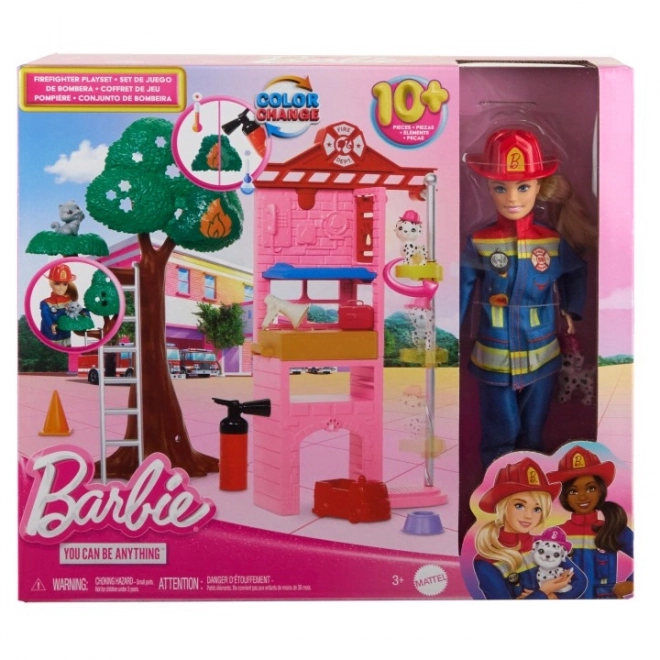 Barbie Feuerwehrfrau Puppe mit Zubehör