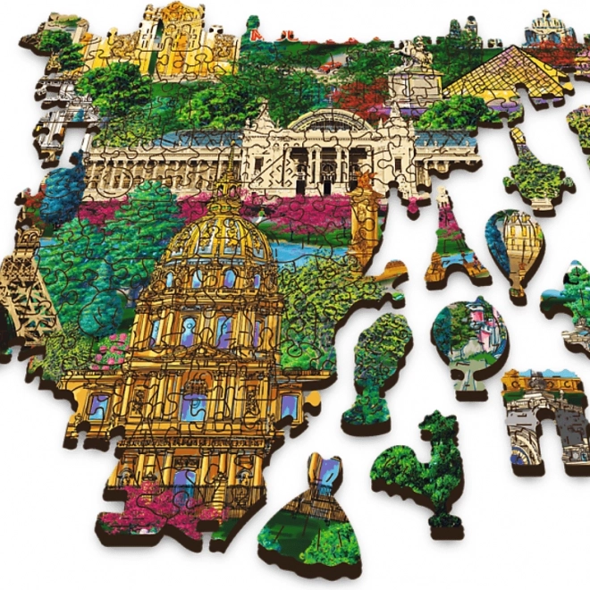 Holzpuzzle Berühmte französische Orte 1000 Teile