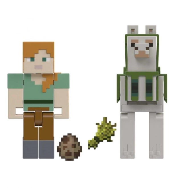 Minecraft Alex und Lama Figuren Set