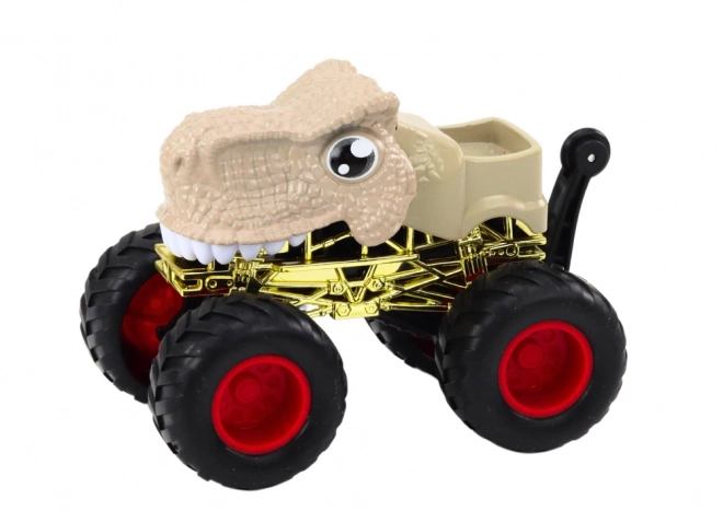 Dinosaurier Geländewagen mit Großen Gummirädern Beige