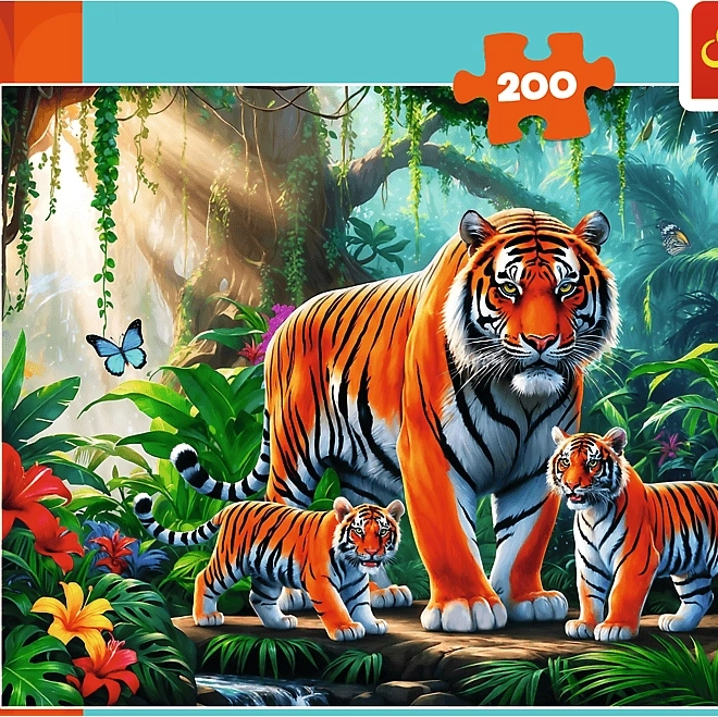 Puzzle Tigergewohnheiten 200 Teile