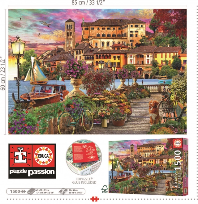 Educa Puzzle Italienische Promenade 1500 Teile