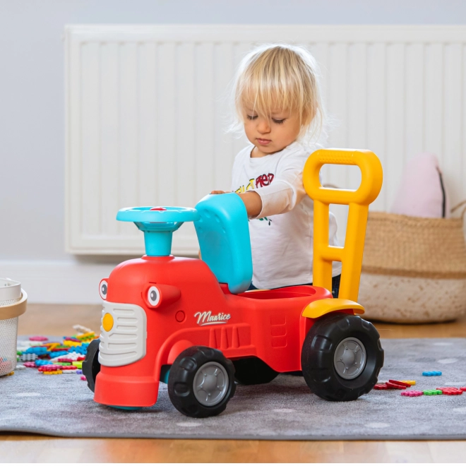 Roter Fahrtraktor Maurice für Kinder