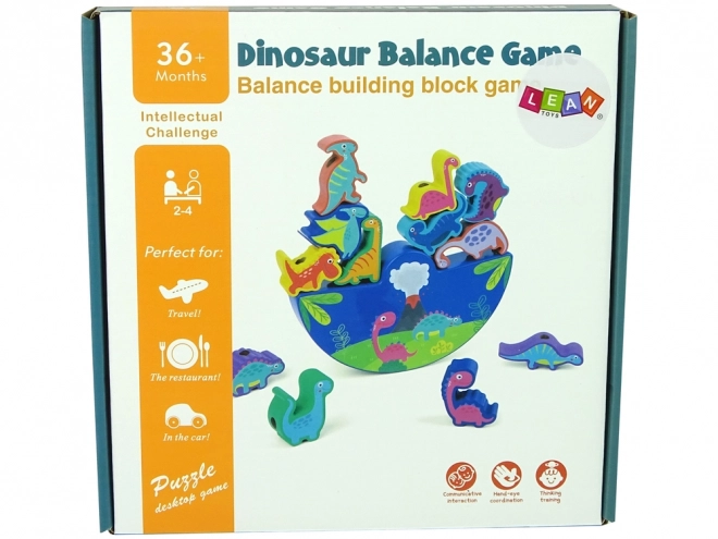 Dinosaurier Balance Spiel aus Holz