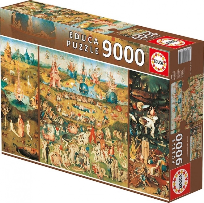 Educa Puzzle Der Garten der Lüste 9000 Teile