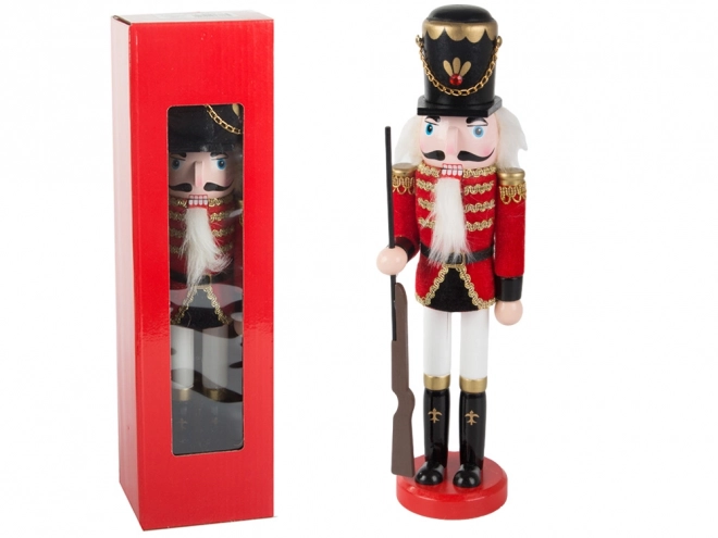 Dekorativer Holz Nussknacker Soldat Weihnachtsfigur