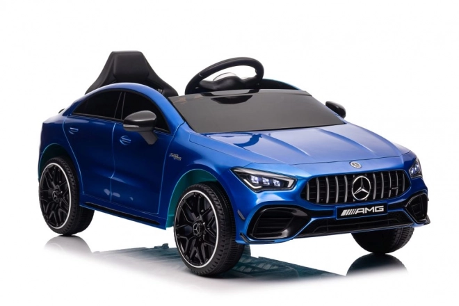 Elektrisches Kinderauto Mercedes CLA 45s AMG in Blau