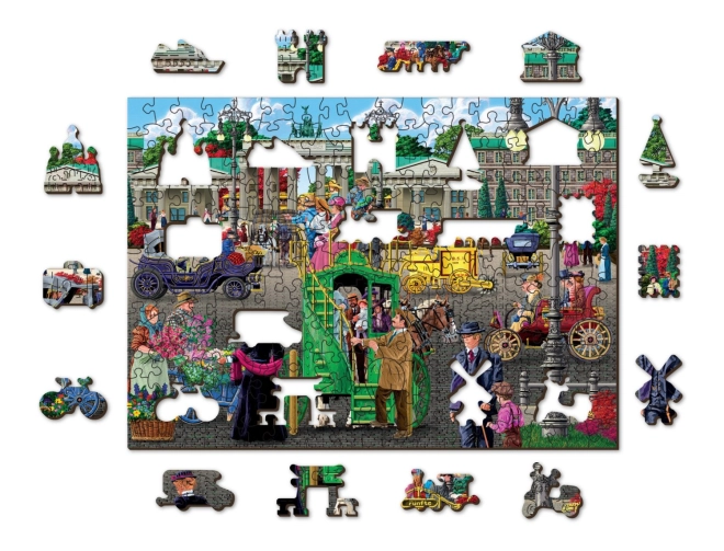 Beidseitiges 2-in-1-Puzzle für doppelten Spaß