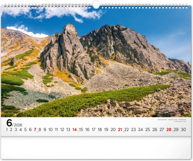 Wandkalender Magische Tatra 2026