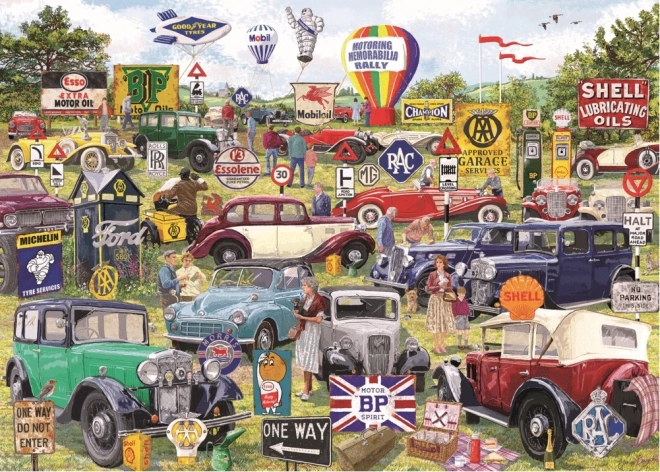 Gibsons Puzzle Automobilandenken Rallye 1000 Teile