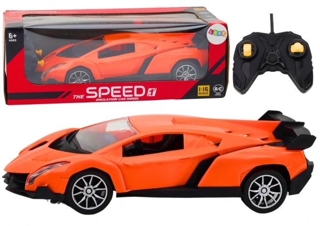 Ferngesteuertes Sportauto Orange RC Auto 1:16