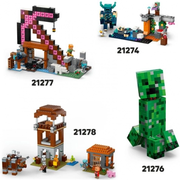 LEGO Minecraft Plünderer- und Zerstörer-Basis Bausatz