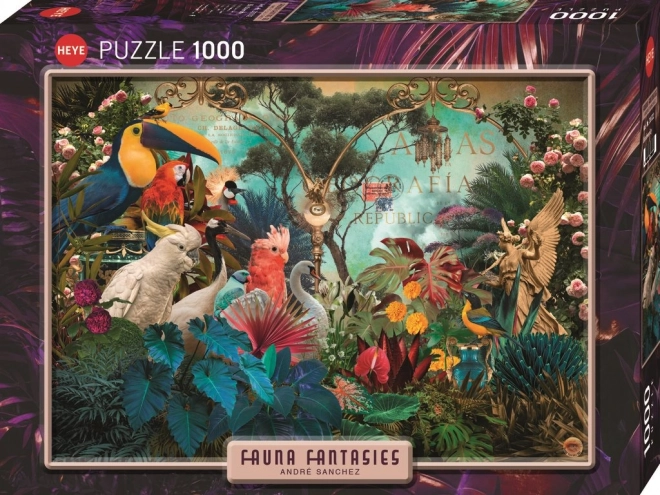 Heye Puzzle Fauna Fantasien: Vogelvielfalt 1000 Teile