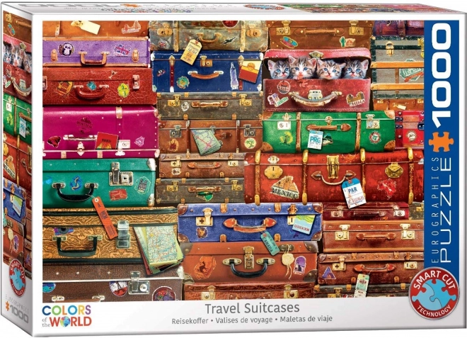 Eurographics Puzzle Reisekoffer 1000 Teile
