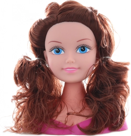 Realistische braune Haare für leichtes Kämmen