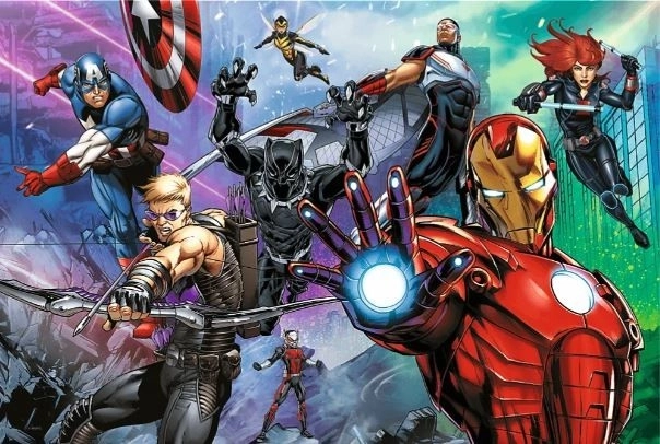 Marvel Puzzle 160 Teile - Immer Bereite Helden