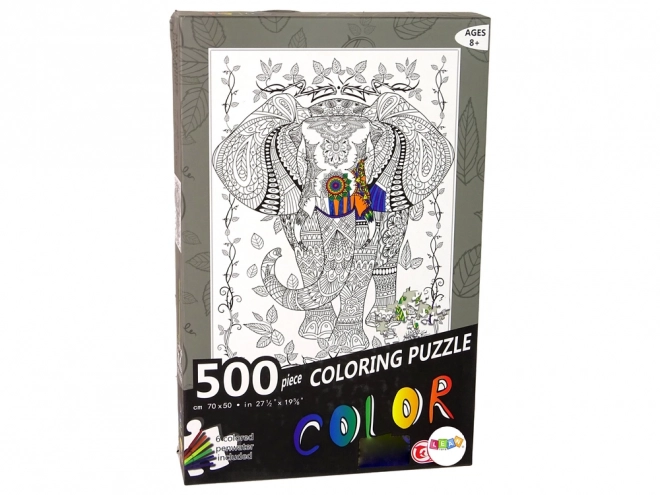 Malpuzzle Elefant 500 Teile