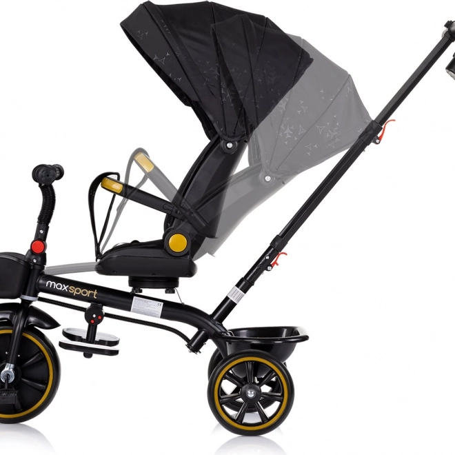 Dreirad mit Verdeck 2in1 Max Sport Brombeere