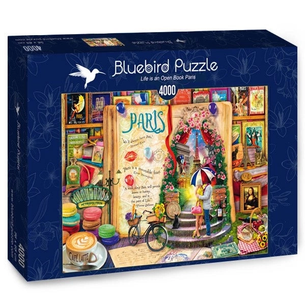 Puzzle Paris 4000 Teile - Lebendiges Buch