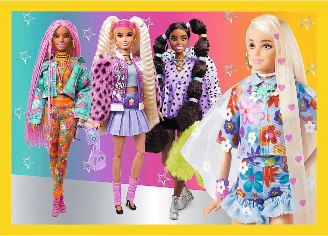 Barbie Fröhliche Welt Puzzle-Set