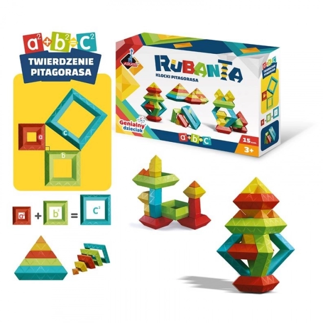 Rubanta Pythagoras Bausteine 15-teilig