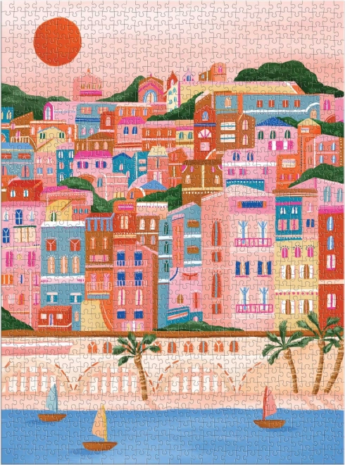 Puzzle Farben der Französischen Riviera 1000 Teile