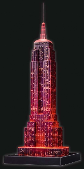 Ravensburger Leuchtendes 3D-Puzzle Nacht-Edition Empire State Building