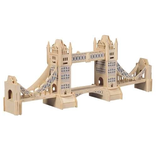 Holz 3D Puzzle berühmte Bauwerke Tower Bridge