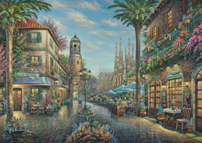 Puzzle Spanisches Café 1000 Teile