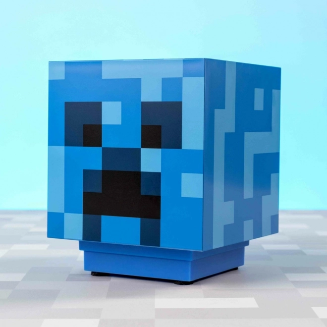 Blaues LED-Licht MINECRAFT Creeper