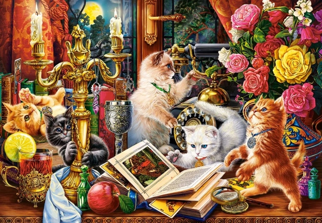 Puzzle 1000 Teile Zauberhafte Kätzchen