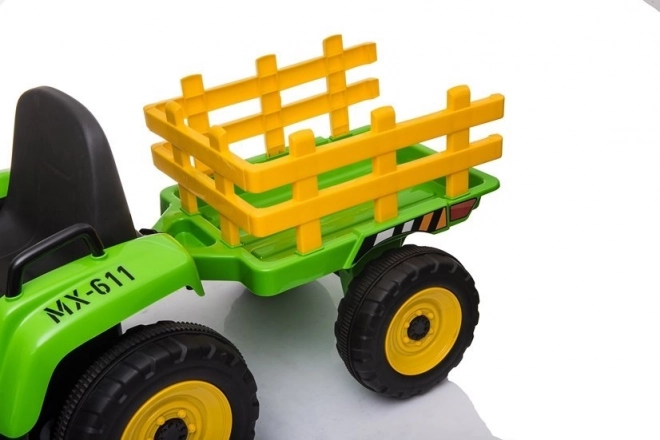 Elektrischer Kindertraktor mit Anhänger