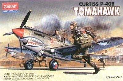 Academy Curtiss P-40 B Tomahawk Modellbausatz