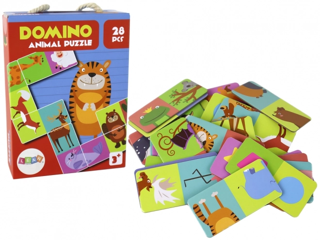 Logikspiel Tierdomino Puzzle