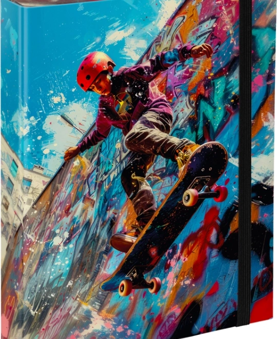 Mappen für Schulhefte A5 Skatepark