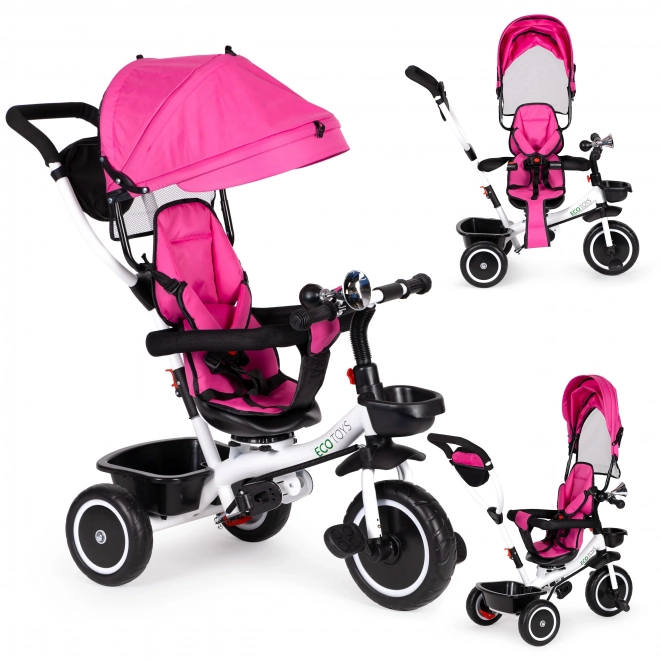 Dreirad mit 360° Drehbarem Sitz ECOTOYS Pink