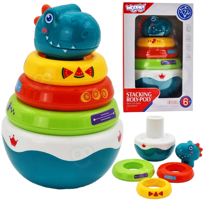 Woopie Dino-Sinnespielzeug für Babys