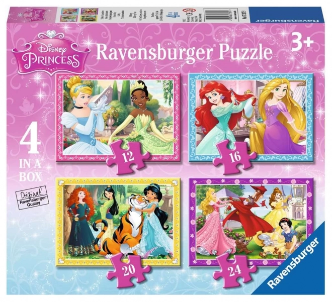 Ravensburger Puzzle Disney Prinzessinnen: Liebevolle Pflege 4-in-1