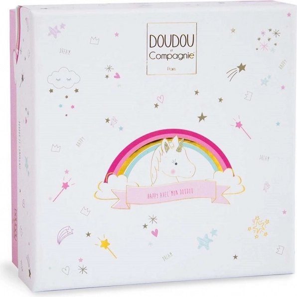 Doudou rosa Plüsch Schmusetuch Einhorn