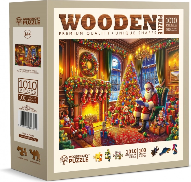 Holzpuzzle Zauber des Heiligabends 1010 Teile