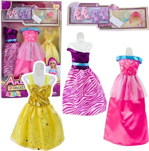 Set aus Kleidern und Accessoires für Anlili-Puppen – 8 Teile