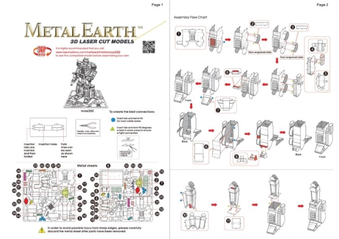 3D-Puzzle METAL EARTH Transformers: Optimus Prime