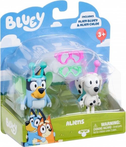 Bluey Figuren Zweier-Set Baby Bluey und Chloe